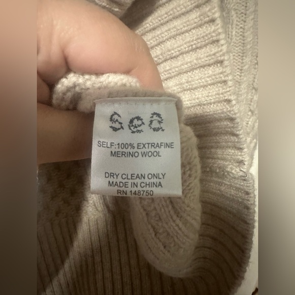 NTW SEA NEW YORK CUT OUT CABLE SWEATER - Picture 5 of 6